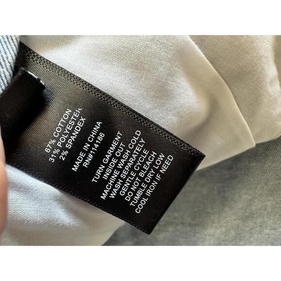 FRYE High Rise Straight Leg Light Wash Denim Jeans Women’s size 14/32 - Picture 13 of 15